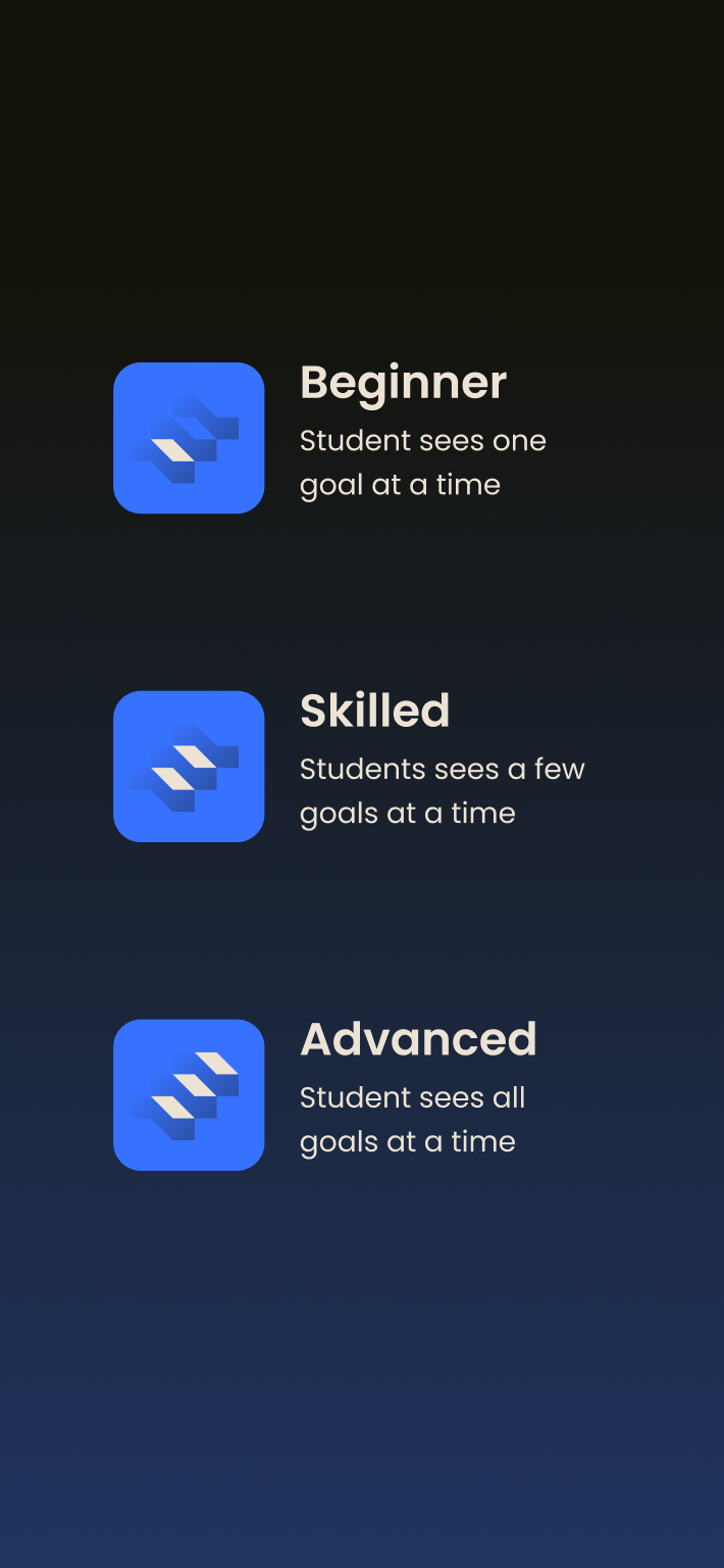 Skill Levels - MetaPractice Teacher